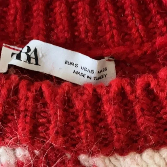 Zara Jacquard Sweater EUC - Picture 7 of 13